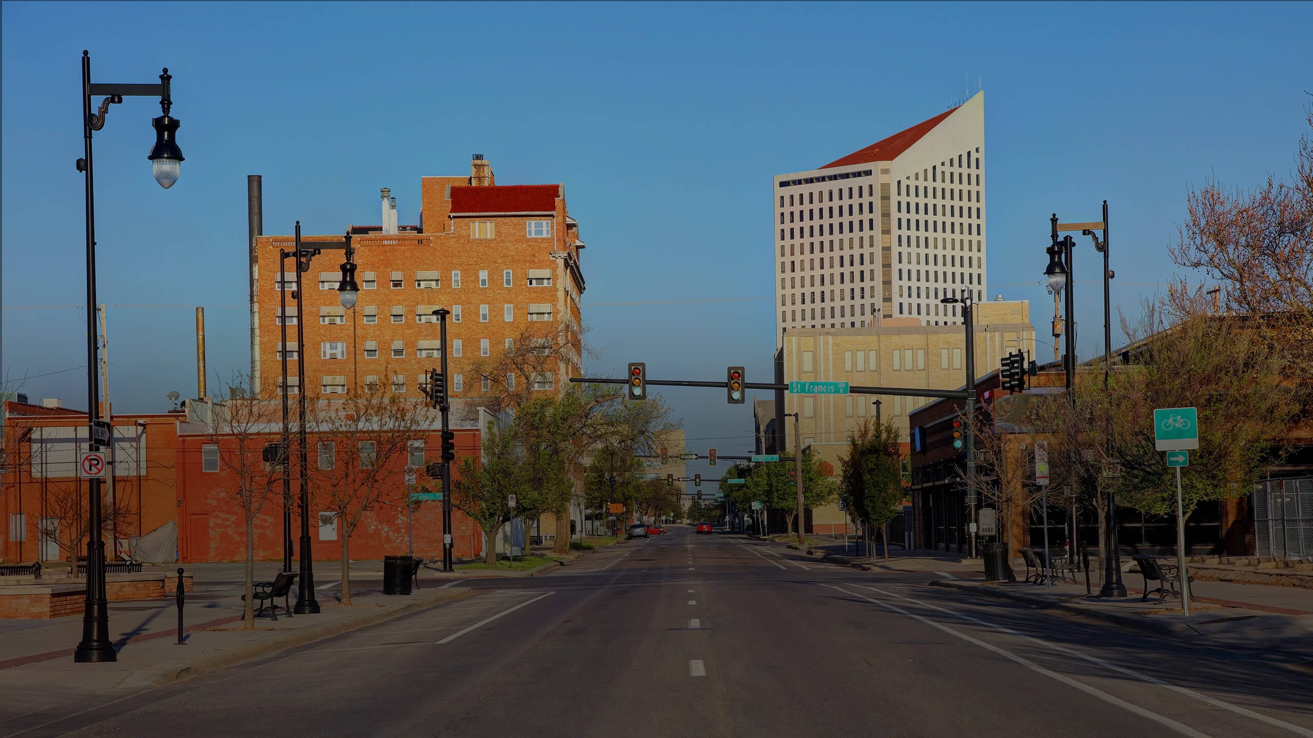 image of intersection in Wichita, KS